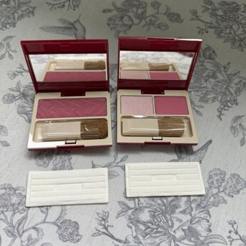 New Avon Natural radiance powder blush Lot Rose Lustre Snow Pink Blissful Rose
